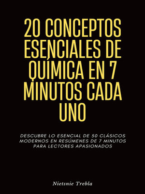 cover image of 20 Conceptos Esenciales de Química en 7 Minutos Cada Uno